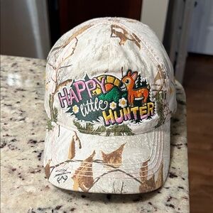 Happy Little Hunter Camo Cap